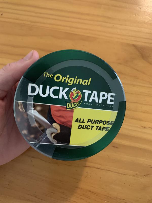 Duck Brand Color Duct Tape, White, 1.88 Inches x 20 Yards, Single