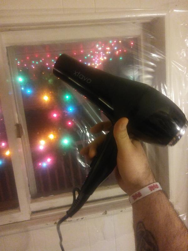 Any regular hair dryer will do.