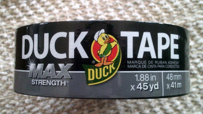 Black Maximum Strength Duck Brand Duct Tape
