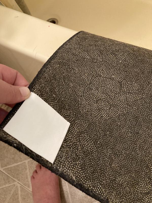 I placed it on all four corners