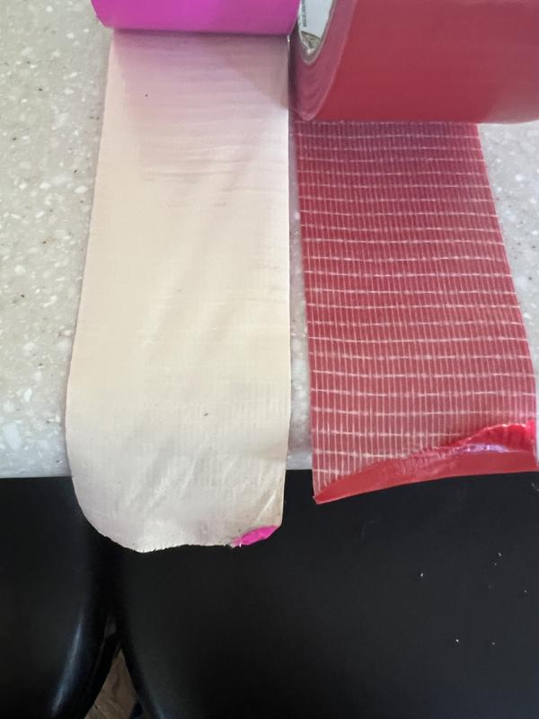 On left older duct tape, on right latest item