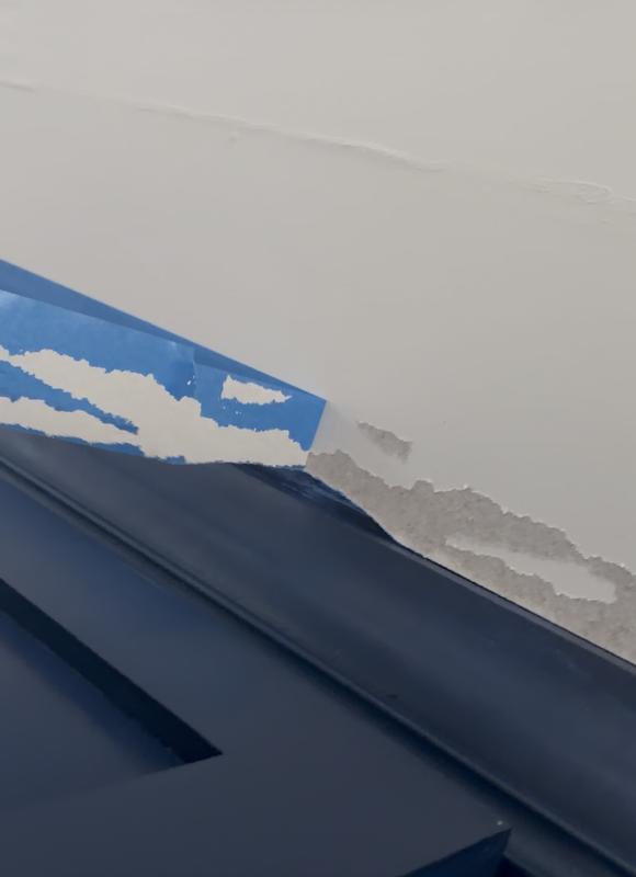 Paint coming off the wall