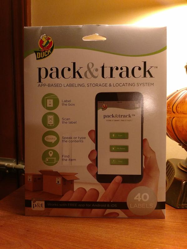 Pack & Track App Based Moving and Storage Locating NEW Duck Brand pack 40 Labels 