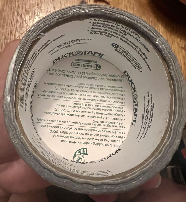 Some of the tapes edges was frayed