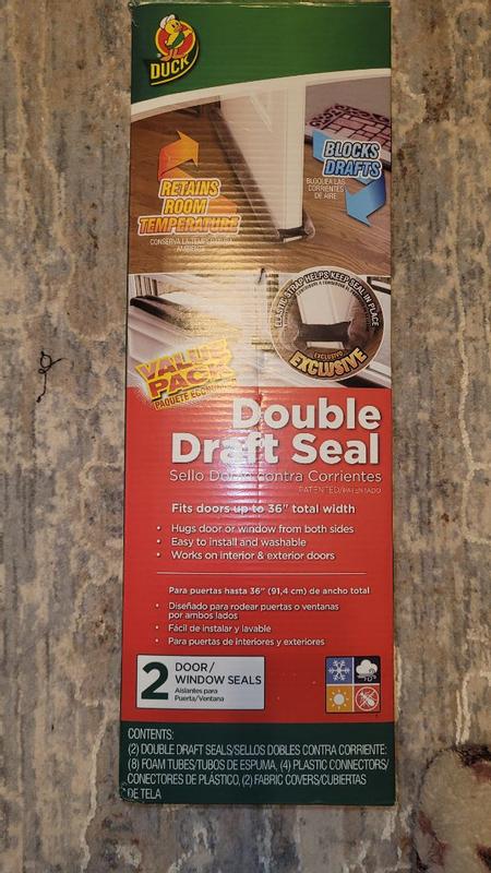 Duck Double Draft Seal, Dark Gray, 2-pack, Fits up to 34 inches wide