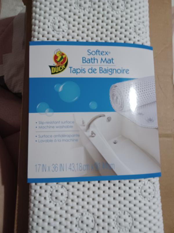 Duck Brand Rubber Bath Mat, Taupe