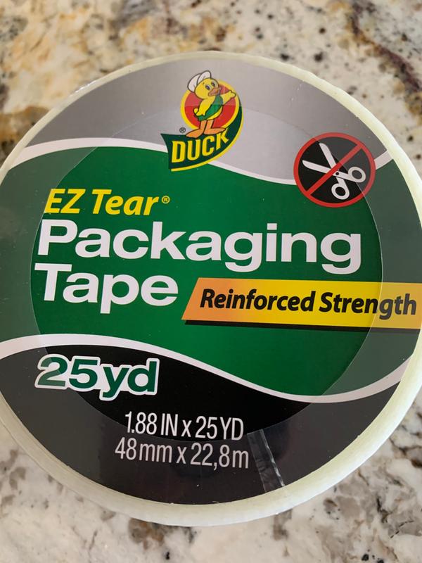 Duck Packaging Tape Heavy Duty 1.88 x 40 yards, 3 Dispenser, Clear