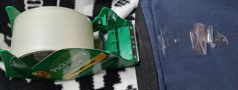 How the tapes always ends up. This was after 5 minutes and so much wasted tape