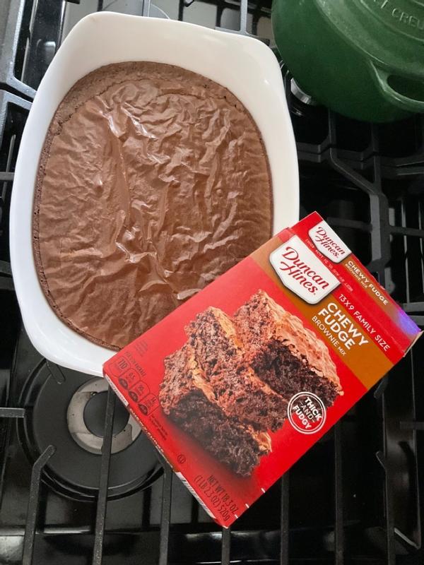 Duncan Hines Chewy Fudge Brownie Mix 18.3 Ounce Size - 12 per Case.