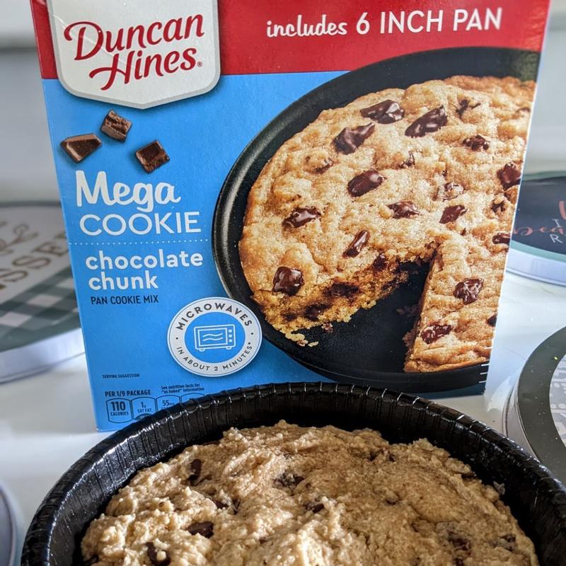Duncan Hines Mega Cookie Chocolate Chunk Pan Cookie Mix, 7.8 oz