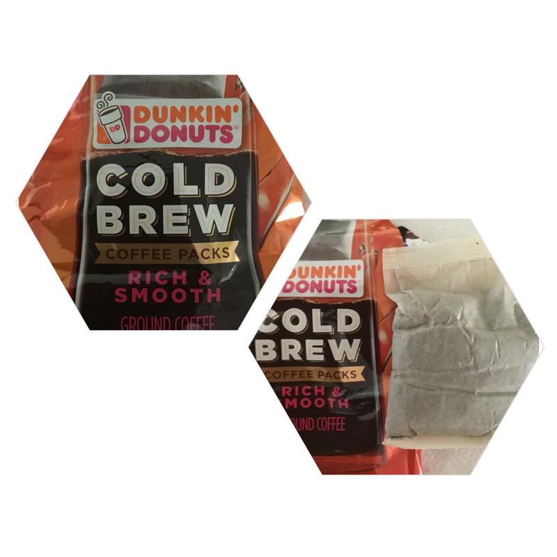 Dunkin Cold Brew Ground Coffee Packs, 8.46 oz. Box (Packaging May Vary)