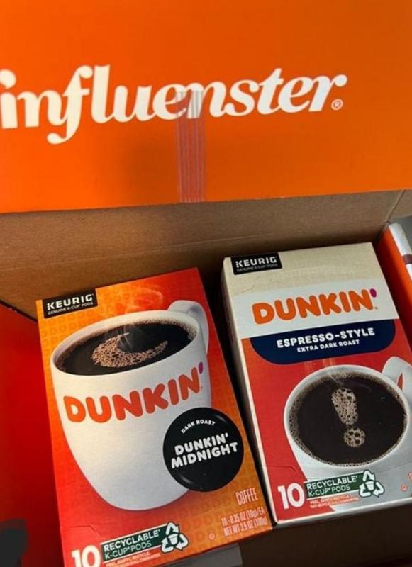 Dunkin Midnight Dark Roast Coffee K Cup pods