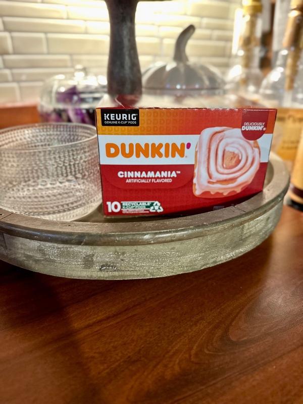 Dunkin' Cinnamania Flavored Coffee, K-Cup Pods, 10 Count Dunkin' Cinnamania Flavored Coffee, K-Cup Pods, 10 Count