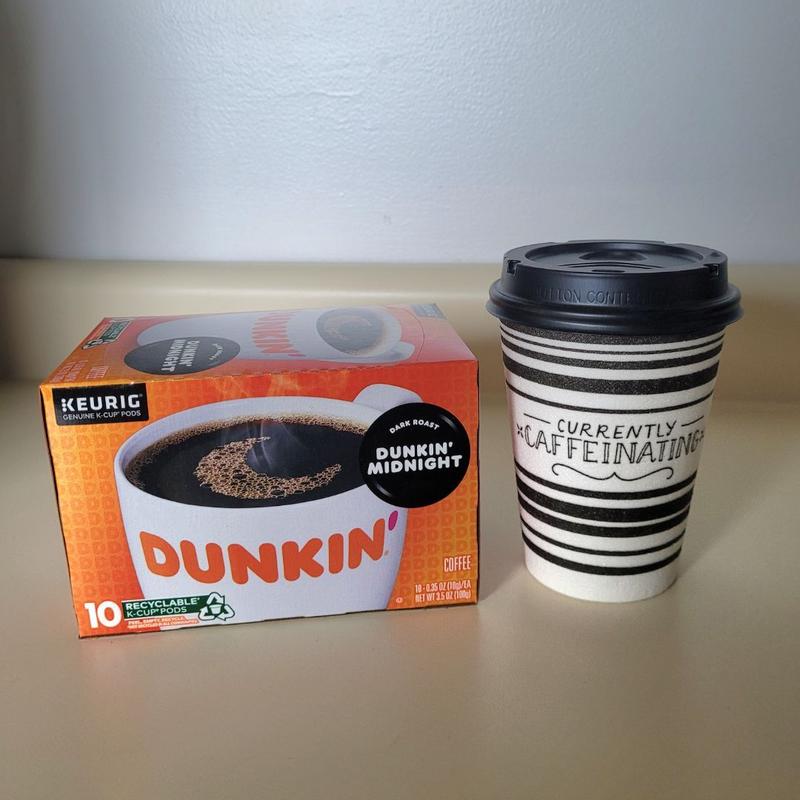 Dunkin donuts dark roast k clearance cups