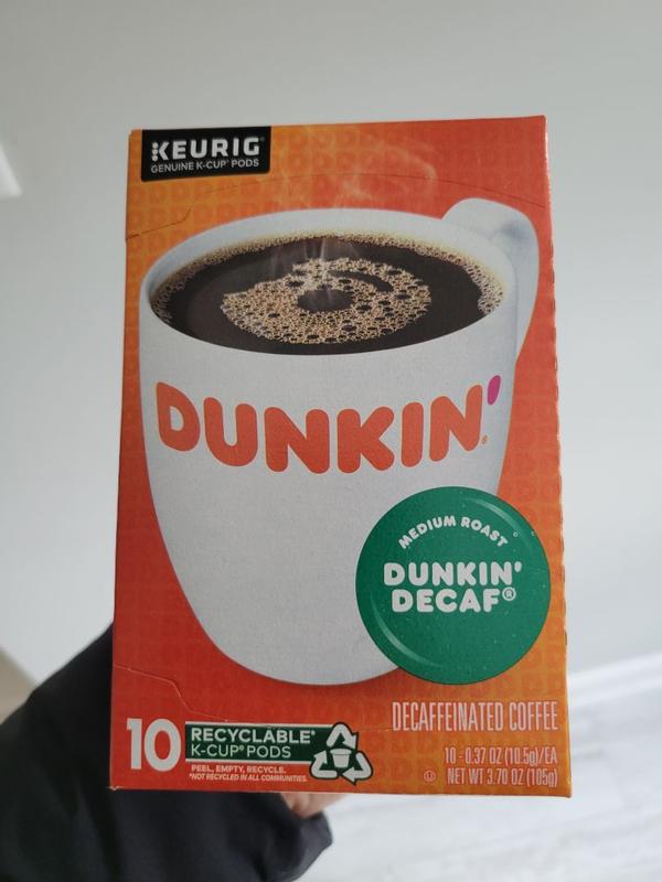 Dunkin' Decaf Coffee K-Cup pods