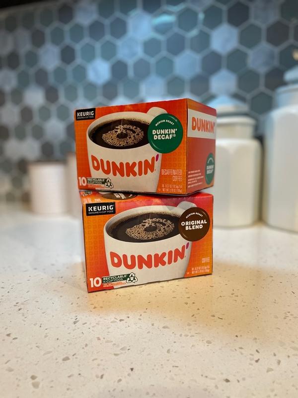 Original Blend Decaf Dunkin K Cups Dunkin' Donuts Decaf K-Cup Pods