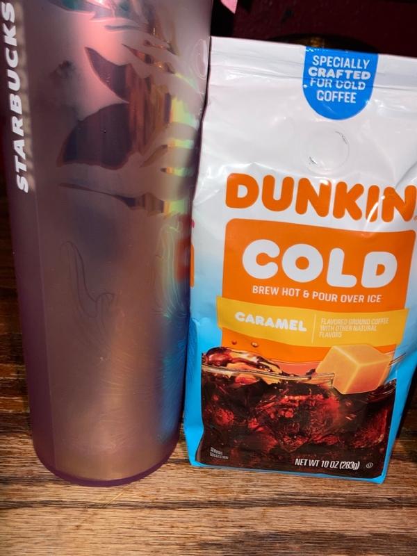  Dunkin' Cold Caramel Flavored Ground Coffee, 10 Ounce (Pack of  6) : Grocery & Gourmet Food