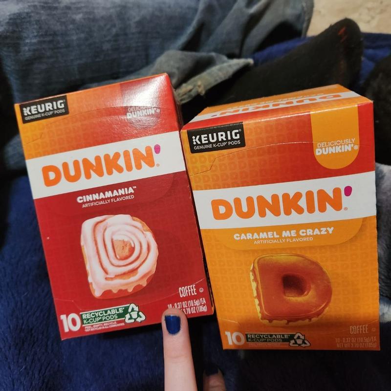 Dunkin' Cinnamania Flavored Coffee, K-Cup Pods, 10 Count Dunkin' Cinnamania Flavored Coffee, K-Cup Pods, 10 Count