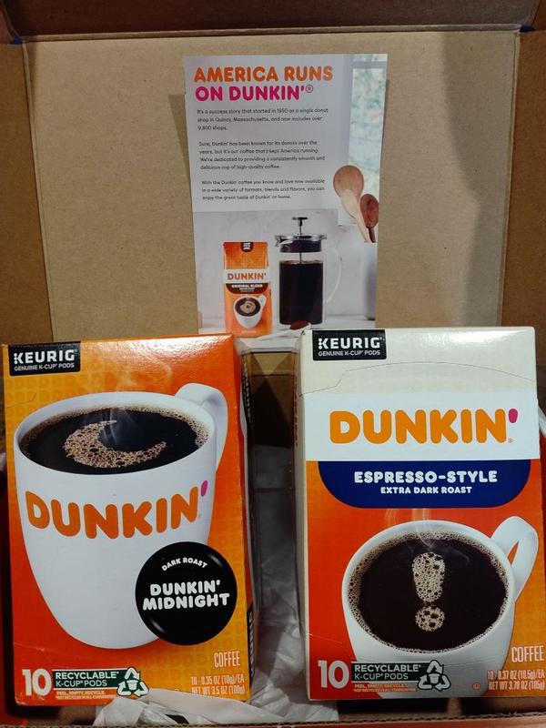  Dunkin' Espresso Style Extra Dark Roast Coffee, 60 Keurig K-Cup  Pods : Everything Else