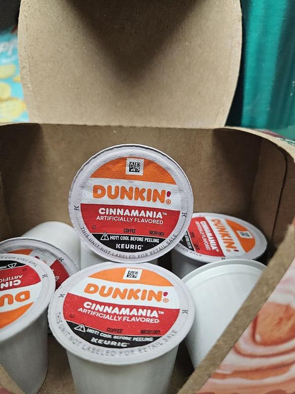 Dunkin' Cinnamania Flavored Coffee, K-Cup Pods, 10 Count