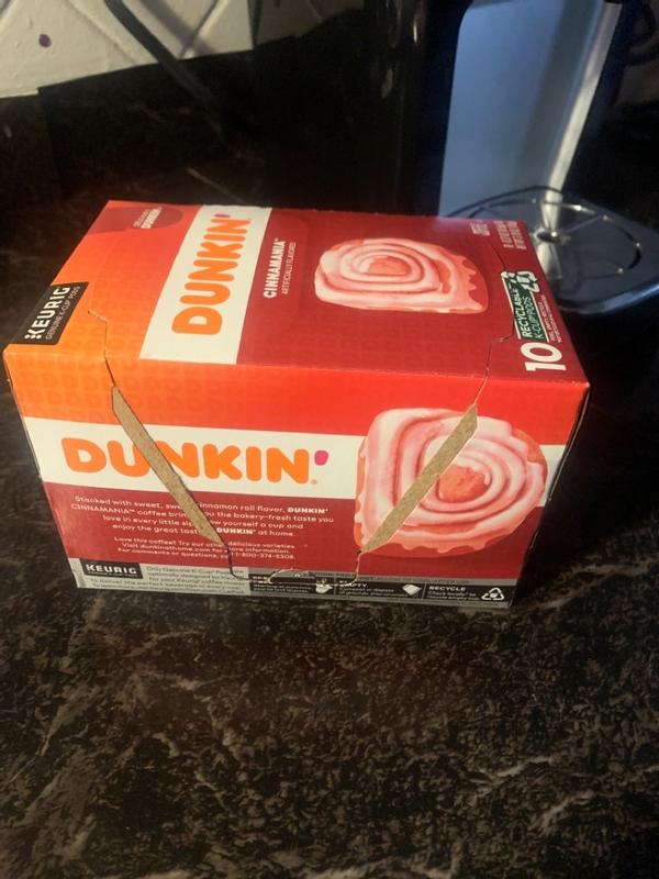 Dunkin' Cinnamania Flavored Coffee, K-Cup Pods, 10 Count