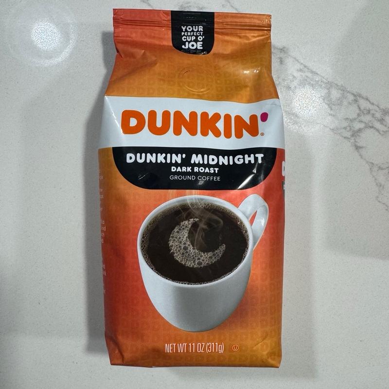 Dunkin' Midnight Dark Roast Ground Coffee