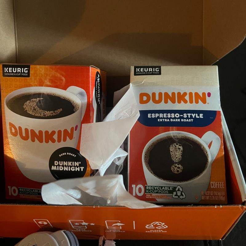 Dunkin' Espresso-Style Extra Dark Roast, Single Serve K-Cup Coffee