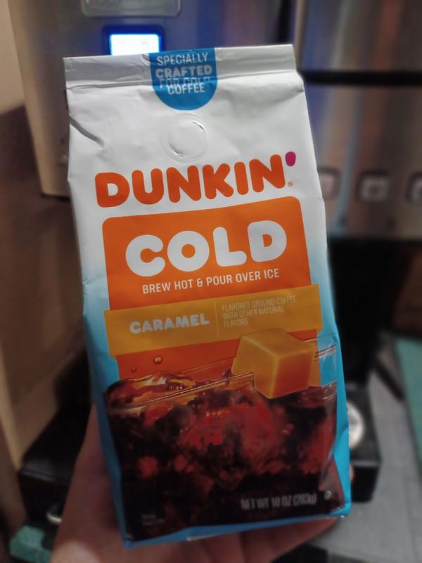  Dunkin' Cold Caramel Flavored Ground Coffee, 10 Ounce (Pack of  6) : Grocery & Gourmet Food