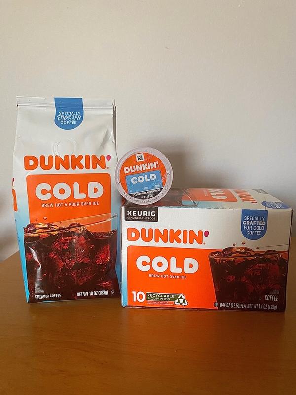 Dunkin Donuts Cold 10-Pack Single Serve Brew Cups