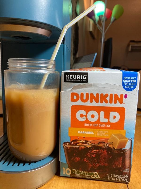 DUNKIN DONUTS COLD BREW HOT OVER ICE KCUP PODS 10CT