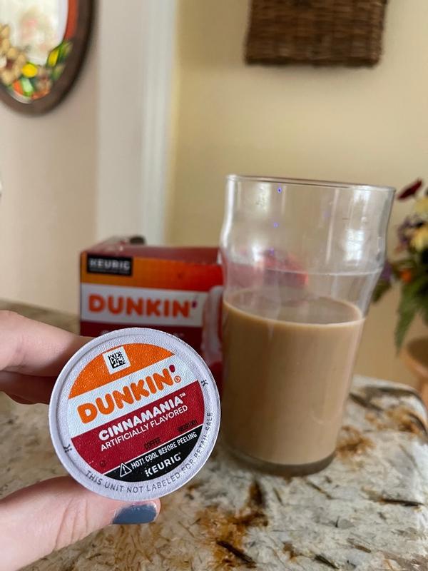 Dunkin' Cinnamania Flavored Coffee, K-Cup Pods, 10 Count Dunkin' Cinnamania Flavored Coffee, K-Cup Pods, 10 Count