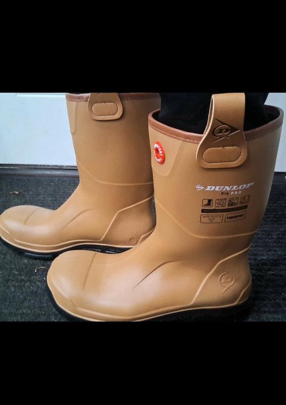 DUNLOP Unisex Purofort RigPRO Full Safety 10 in. Steel Toe Cap