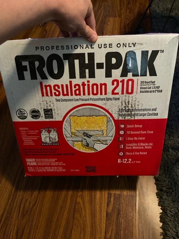 DuPont Low GWP FROTH-PAK™ 210 Spray Foam Insulation Class A Fire Rated , 9'  Hose-Complete Kit - AWarehouseFull