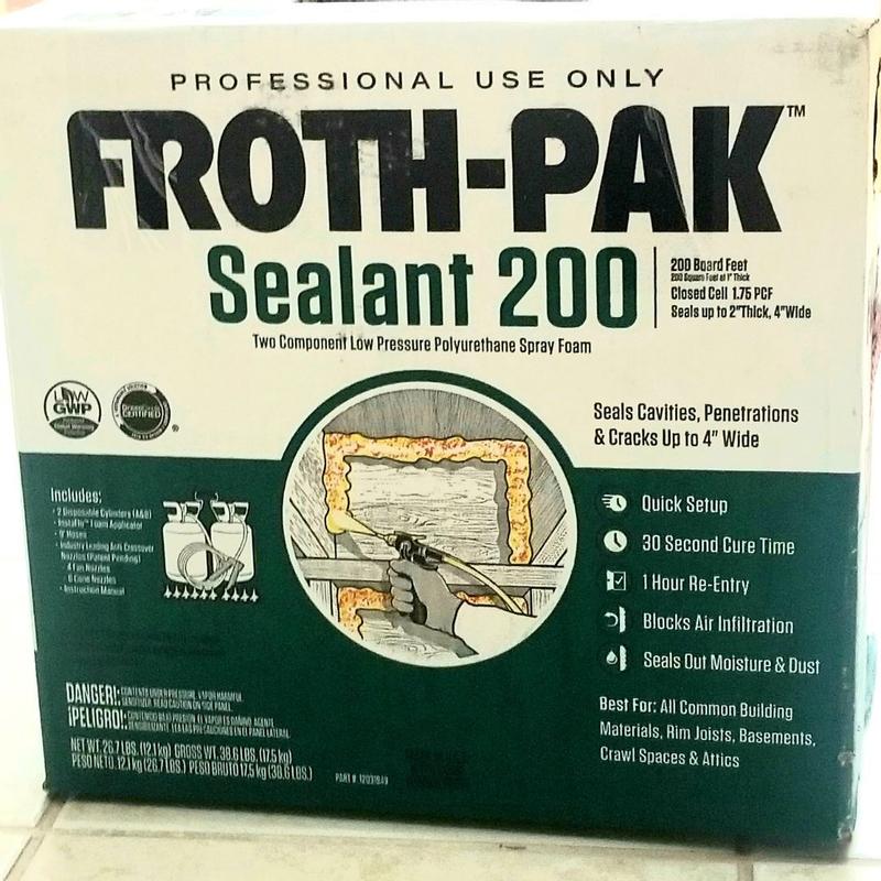 FROTH-PAK 200 Spray Foam Sealant Kit 656 oz. 12031949 - The Home Depot