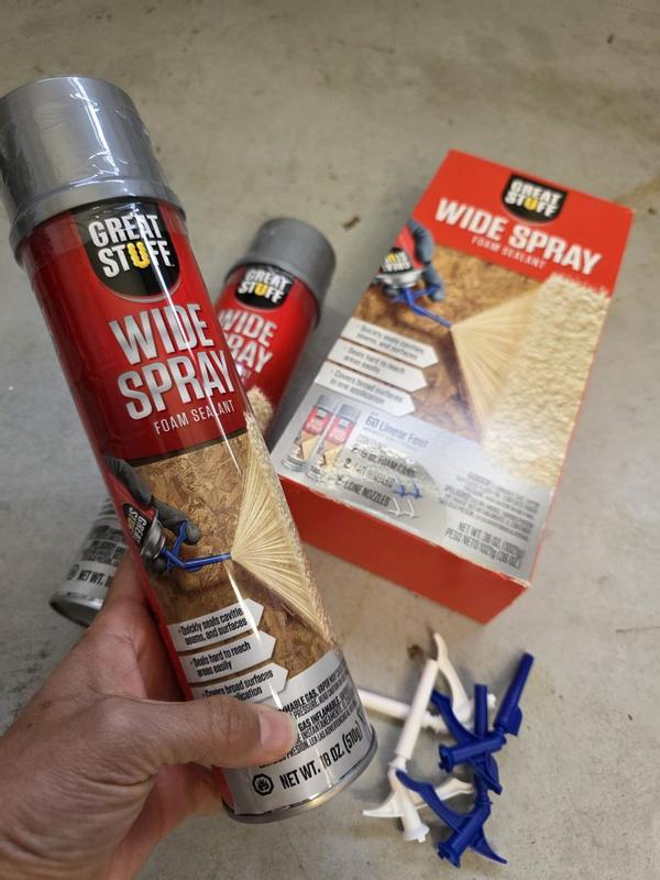 Shop GREAT STUFF (1-Pack) Wide Spray (2-Pack) 18-oz Spray tube Indoor ...