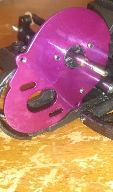 Painted with duplicolor purple