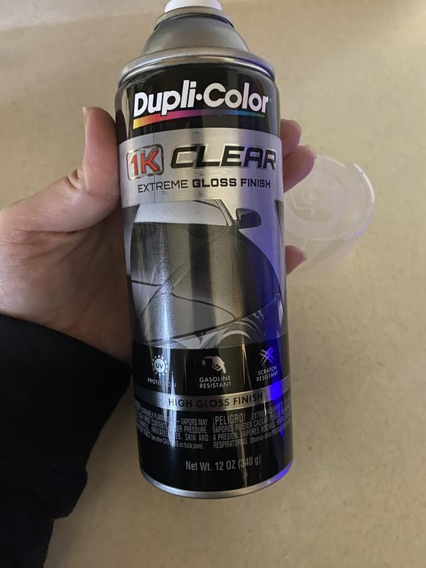 Duplicolor 1KCG Clear Extreme Gloss Finish Spray Paint - 12 oz Aerosol
