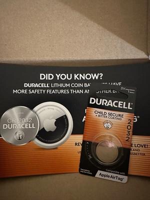 Duracell 2032 Lithium Coin Battery (2-pack)