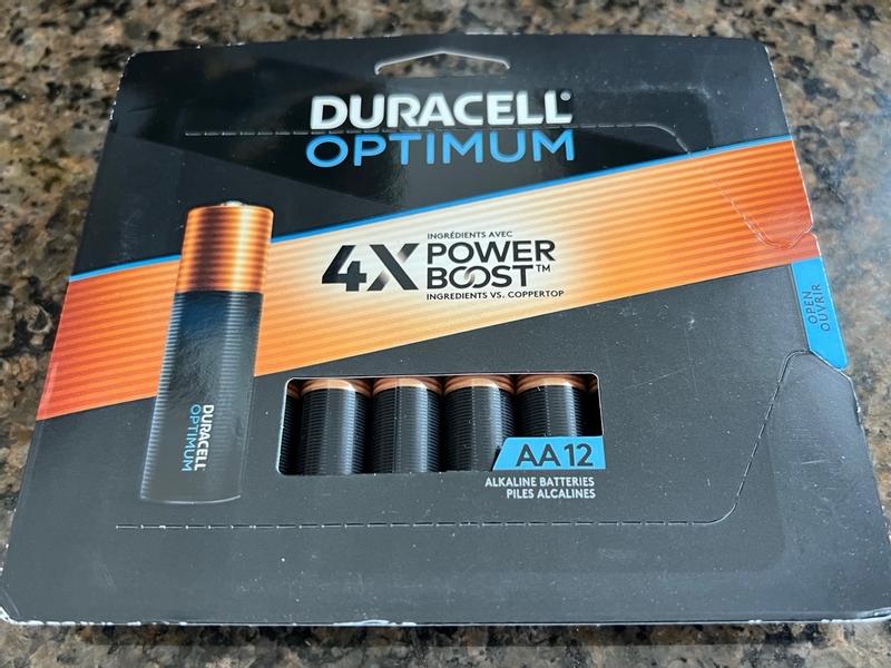 Duracell Optimum Alkaline AAA Batteries, 22 ct.