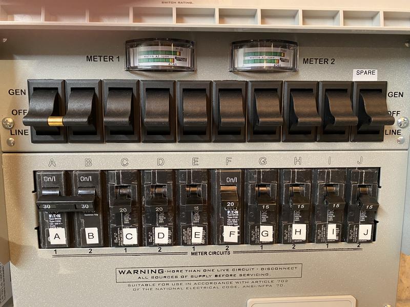 Reliance 50-Amp Manual Transfer Switch 510C at Lowes.com