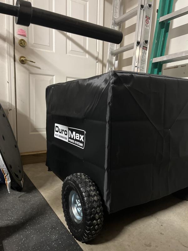 It’s all ready to go. Just wheel it out that back door to the gas line and the house is powered