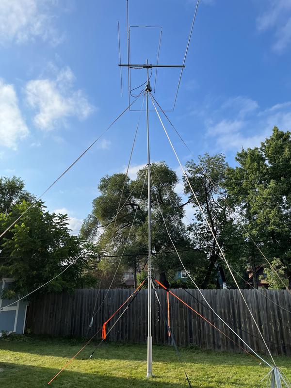 Easy Up 33' 2 Inch Telescoping Mast   TV WiFi HAM Antenna, (EZ TM 50 U 95