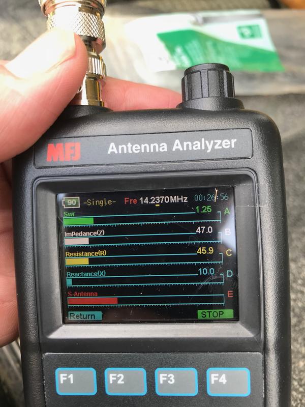 アマチア無線　MFJ-223アンテナアナライザー MFJ-223 HF/VHF帯 カラーグラフィック アンテナ アナライザー : 長野