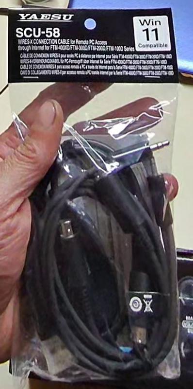 YAESU FTM-500D 、WirsX接続ケーブルSCU-58 ヤエス SCU-58 WIRES-X コネクションケーブルキット (FTM500D
