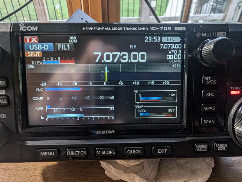 ICOM IC-705 HF/50/144/430 MHz All Mode Portable Transceiver IC-705