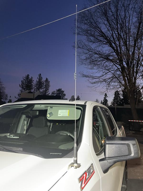 Antenne CB Verre RV65 65cm - Puissance 10/30W - 40 Canaux - Câble 5m - Impédance 50 Ohm - Connecteur PL