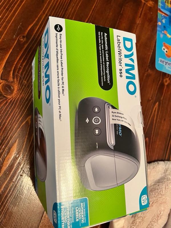 DYMO LabelWriter 550 Turbo stampante di etichette, Etichettatrice con  stampa termica diretta ad alta velocità, Riconoscimento automatico delle  etichette, Spina UE a 2 poli