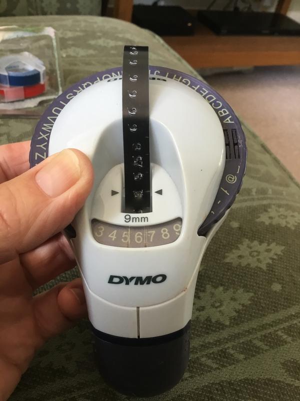 Dymo Embossing Label Maker with 3 Label Tapes | Omega Label Maker Starter  Kit | Small, Ergonomic Design with Turn Click Wheel | for Home, DIY 