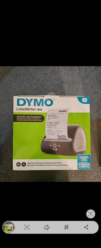 DYMO LabelWriter 5XL stampante di etichette Bundle, Riconoscimento  automatico delle etichette, Stampa etichette di spedizione extra large da  , DHL e molti altri