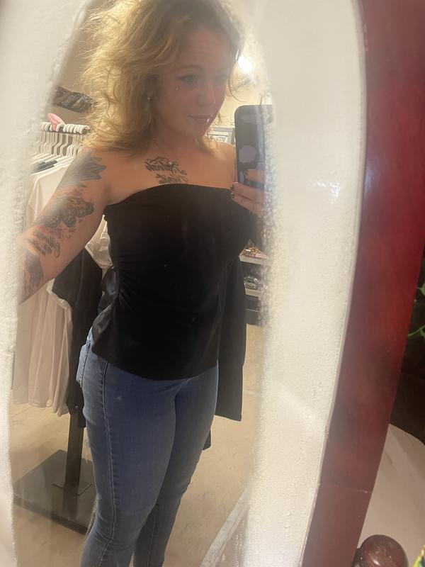 Ruched Tube Top